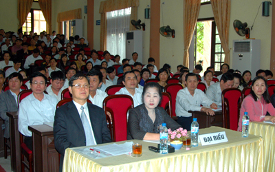 Khai giảng lớp bồi dưỡng đại biểu HĐND cấp huyện nhiệm kỳ 2011- 2016